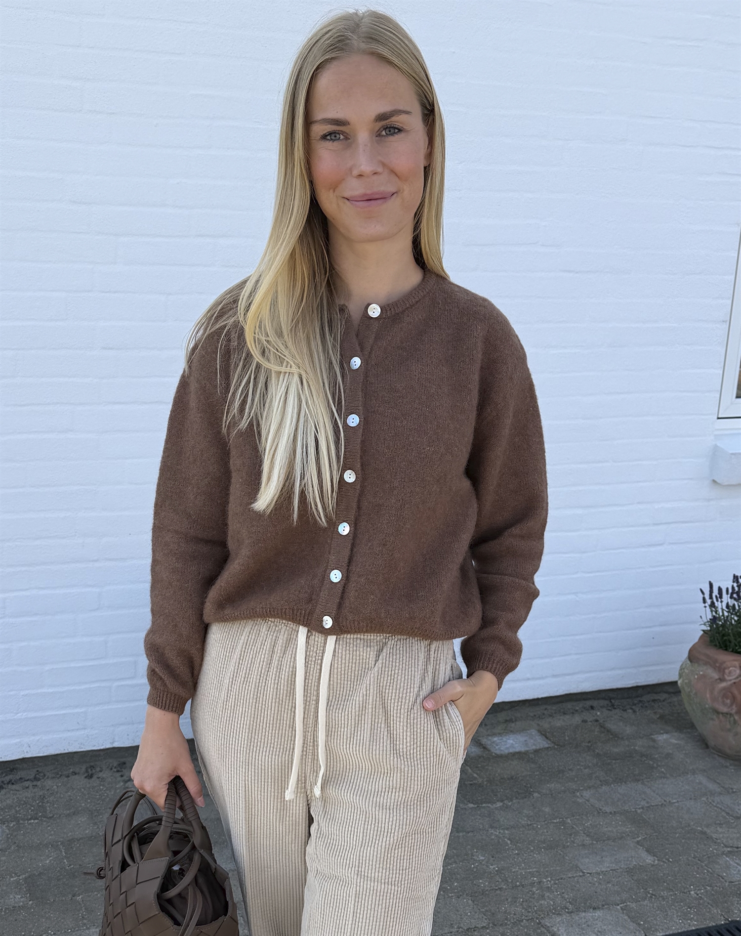 American Vintage - Vitow Cardigan - Chocolat Chine